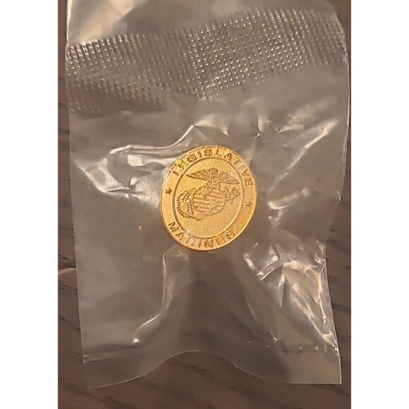 Legislative Marines Vintage Lapel Pin - Picture 2 of 3